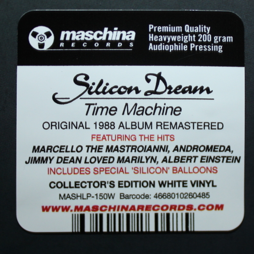 Silicon Dream / Time Machine (Coloured Vinyl)(LP)
