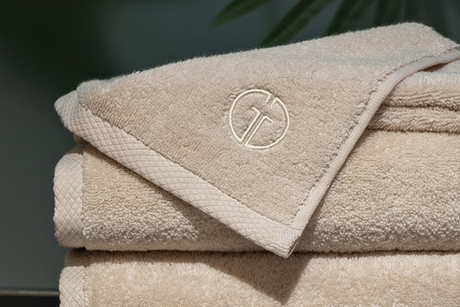 Полотенце 100х150 Garda Decor Соло кремовое