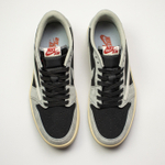 Кроссовки Air Jordan 1 Low x Travis Scott Light Grey Wmns