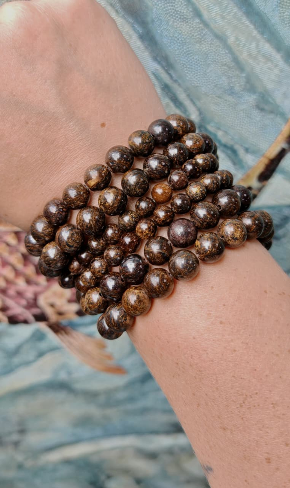 16662-6 Бронзит шар гладкий 6,5мм 19см