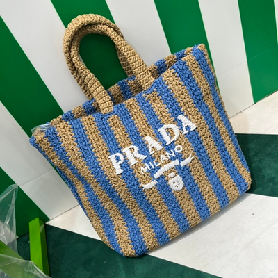 Prada Large Crochet Tote 40 cm