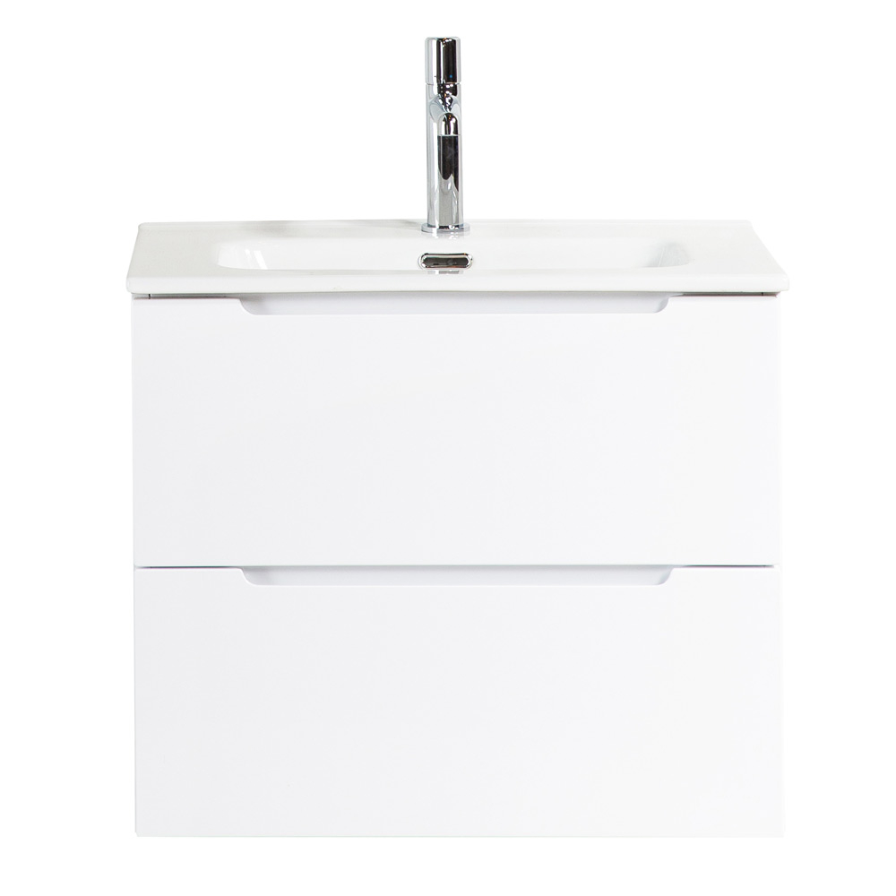 Тумба подвесная с раковиной BelBagno ETNA39-600/390-2C-SO-BL-P+BB600/390ETL