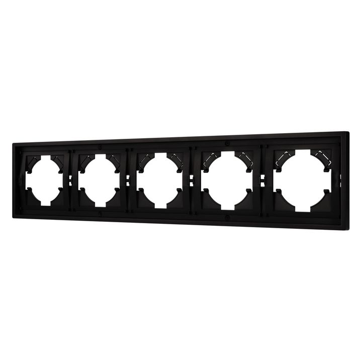 Рамка пластиковая FRM-TENDO-PL-5-BK Arlight 053852