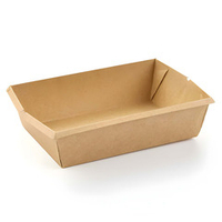 Контейнер бумажный ЛЗ 500 Kraft 160x120x45 мм 500 мл 1/400