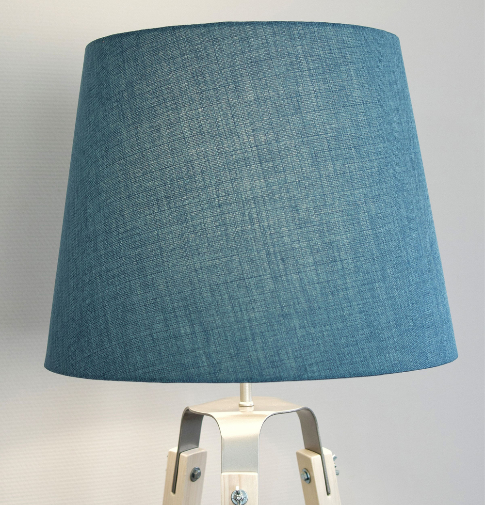 Торшер напольный коричневый с горчичным абажуром в стиле лофт, светильник напольный классический, Фьорд, E27, 60 Вт