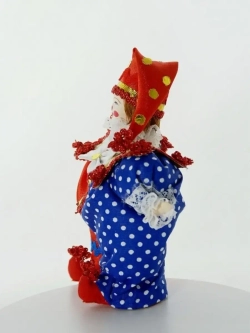 Кукла сувенирная фарфоровая Клоун