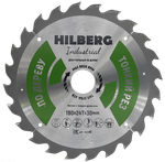 Диск пильный Hilberg Industrial Дерево тонкий рез 190*30*24Т HWT190