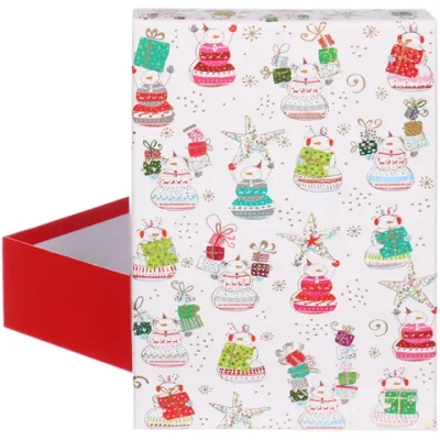 Коробка подарочная «Зимний вихрь» 24.5*17.5*7 см