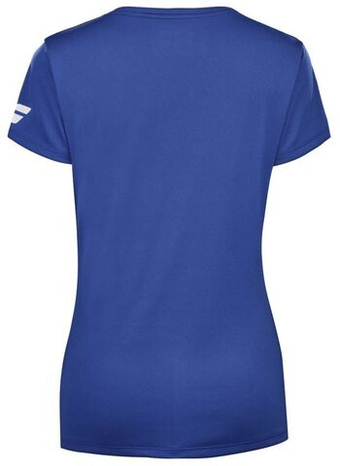 Женская футболка Babolat Play Теннисная кепка Sleeve Top Women - содалит синий