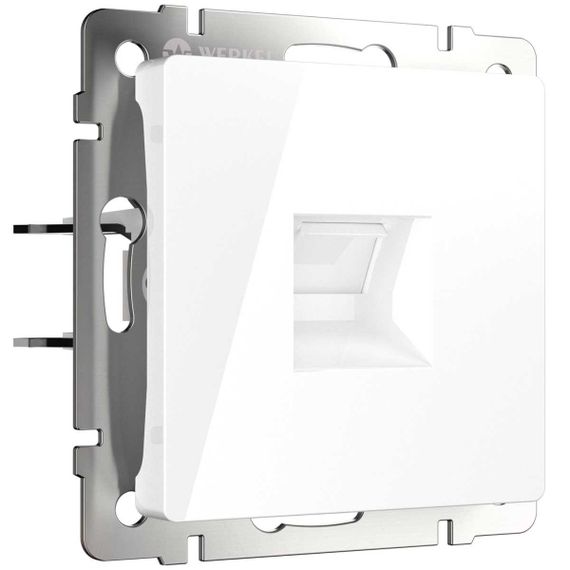 Розетка Ethernet RJ-45 cat. 6A экранированная (белый) W5120101/ a069683