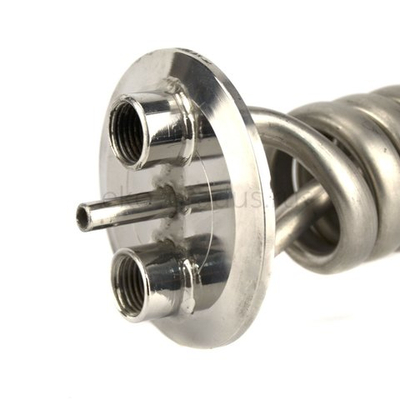 Холодильник Димрота на заглушке кламп 2 дюйма