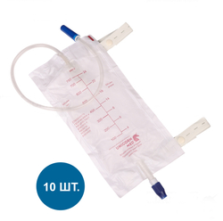 Мешок для сбора мочи одноразовый 750 мл с прямым краном UNICORNmed