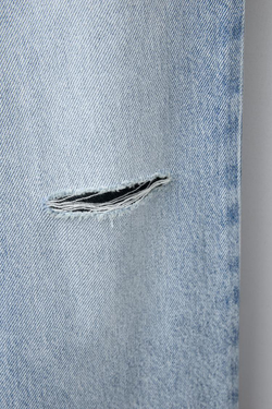 ZARA ДЖИНСЫ RELAXED BAGGY, СИНИЙ