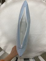 Комплект в кроватку 18 предметов "Воздушный шар - кролик" голубой, сатин