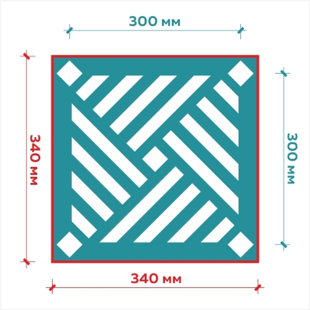 Клеевой трафарет 003