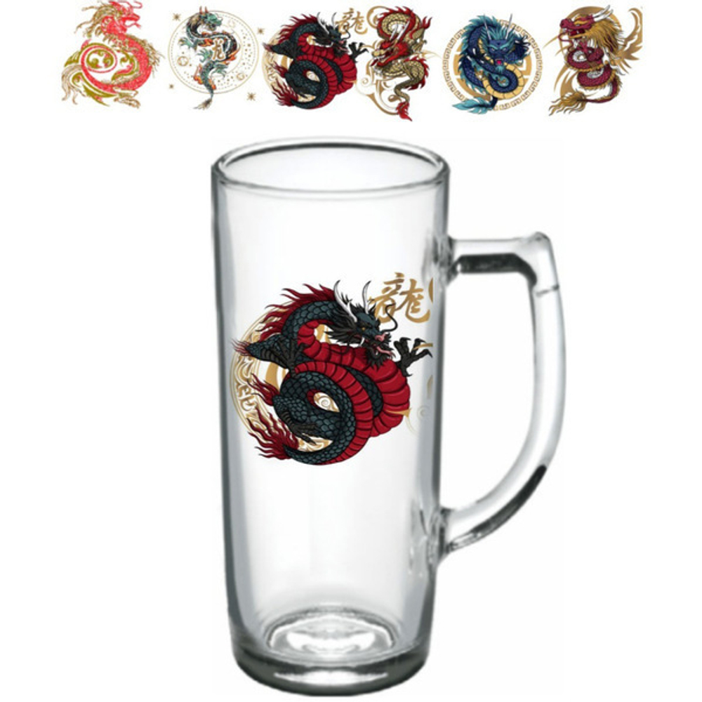 Пивная кружка 500мл «Античный Китай» 6 видов