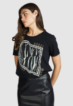 Футболка Marc Aurel 73639 черный бежевый платок