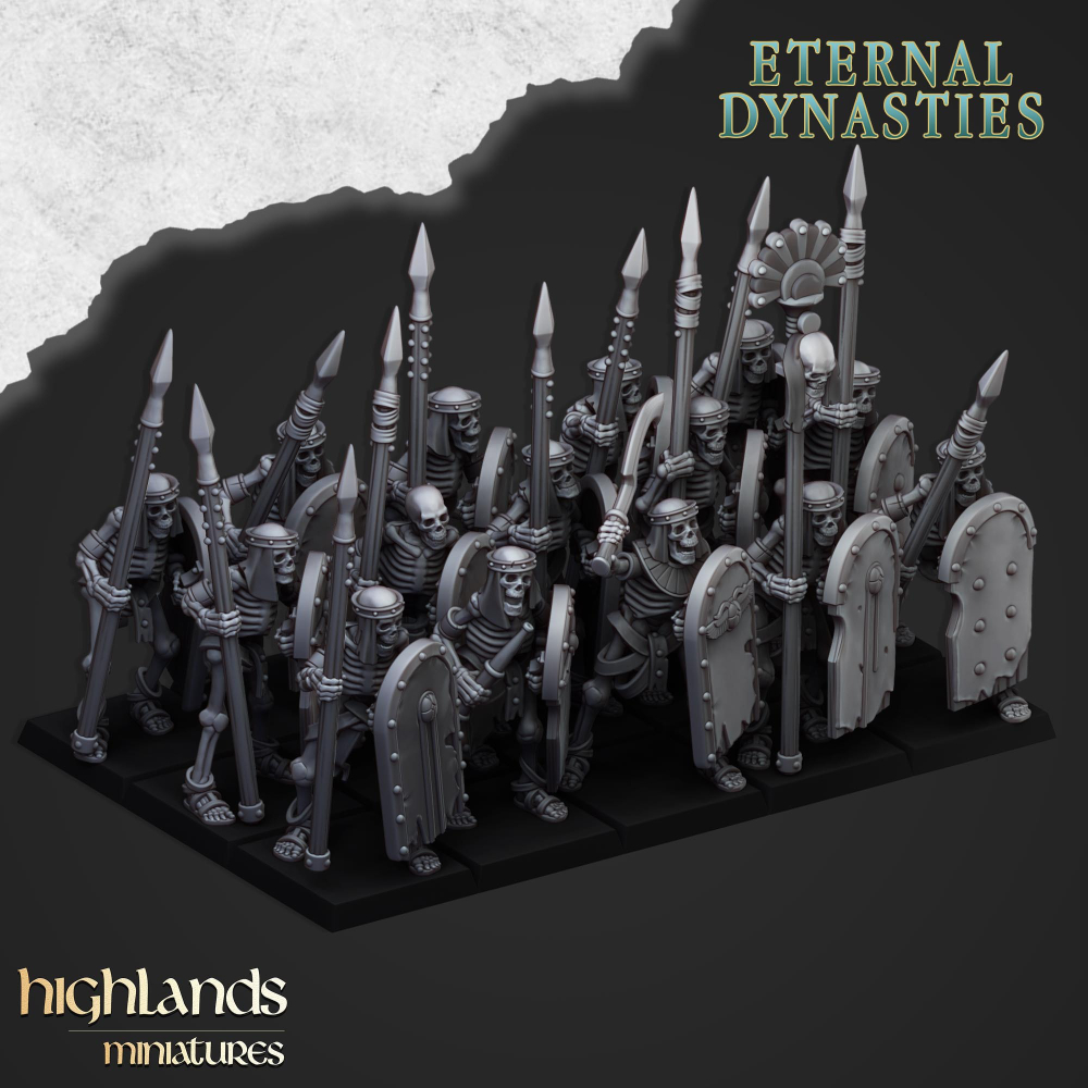 Tomb Kings Skeletons Spears v1