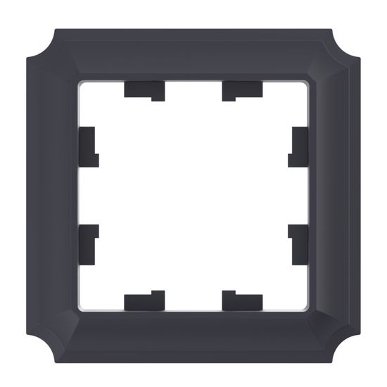 ATLASDESIGN ANTIQUE 1-постовая РАМКА, КАРБОН