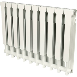 ROMMER AL500-80-80-100 10 секции радиатор алюминиевый (RAL9016)