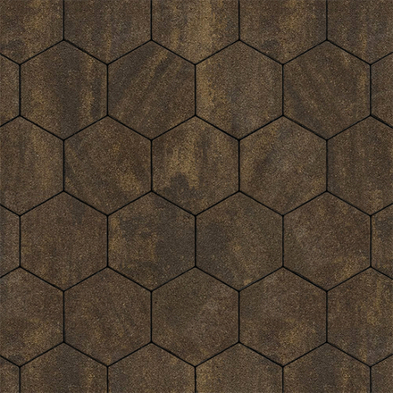 Тротуарная плитка СОТЫ - Листопад гранит Мокко