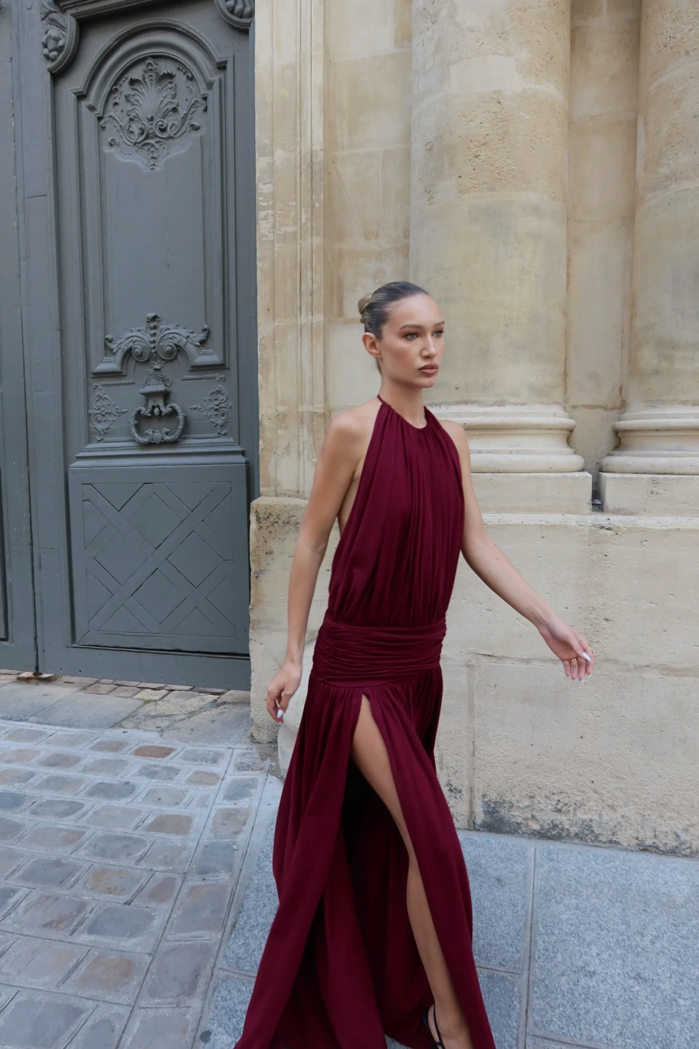 Платье "Naked Bordo"