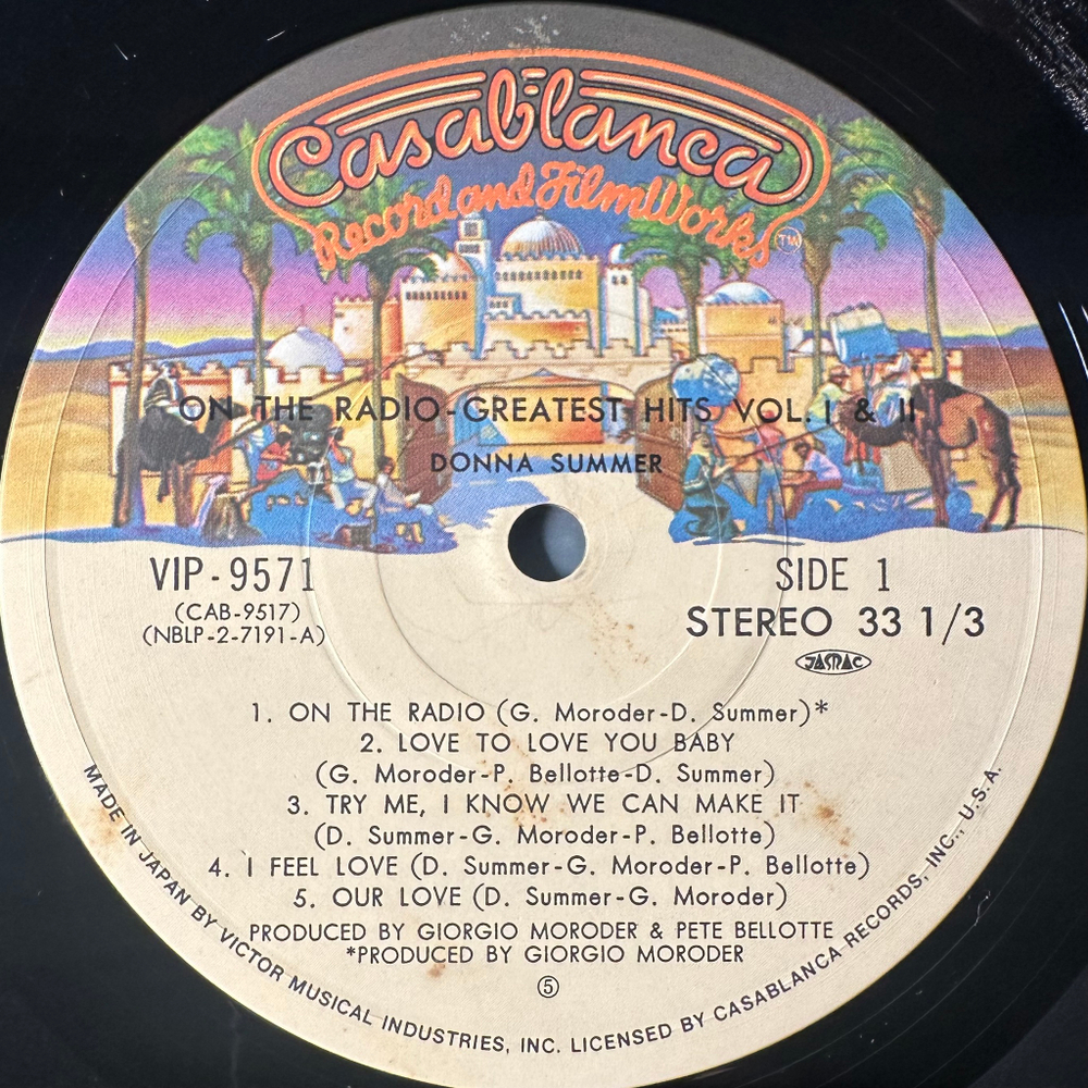 Donna Summer - On The Radio - Greatest Hits Vol. I & II 2LP (Япония 1979г.)