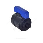 Кран шаровой компрессионный ПЭ Ду 36 1 1/2"x1 1/2" ВР/ВР Ру16 VALFEX 1210011112112