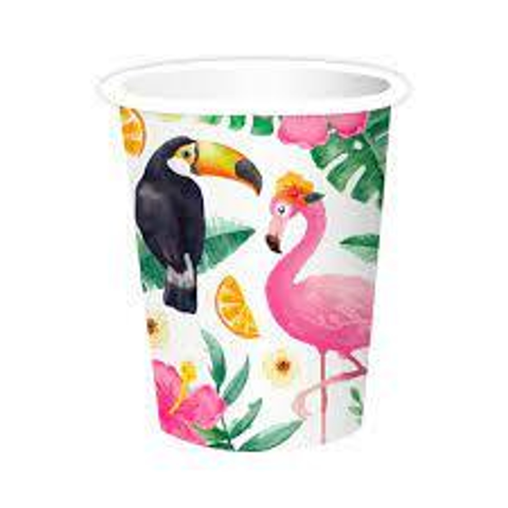 P Стаканы бумажные Summer Time 250мл 6шт