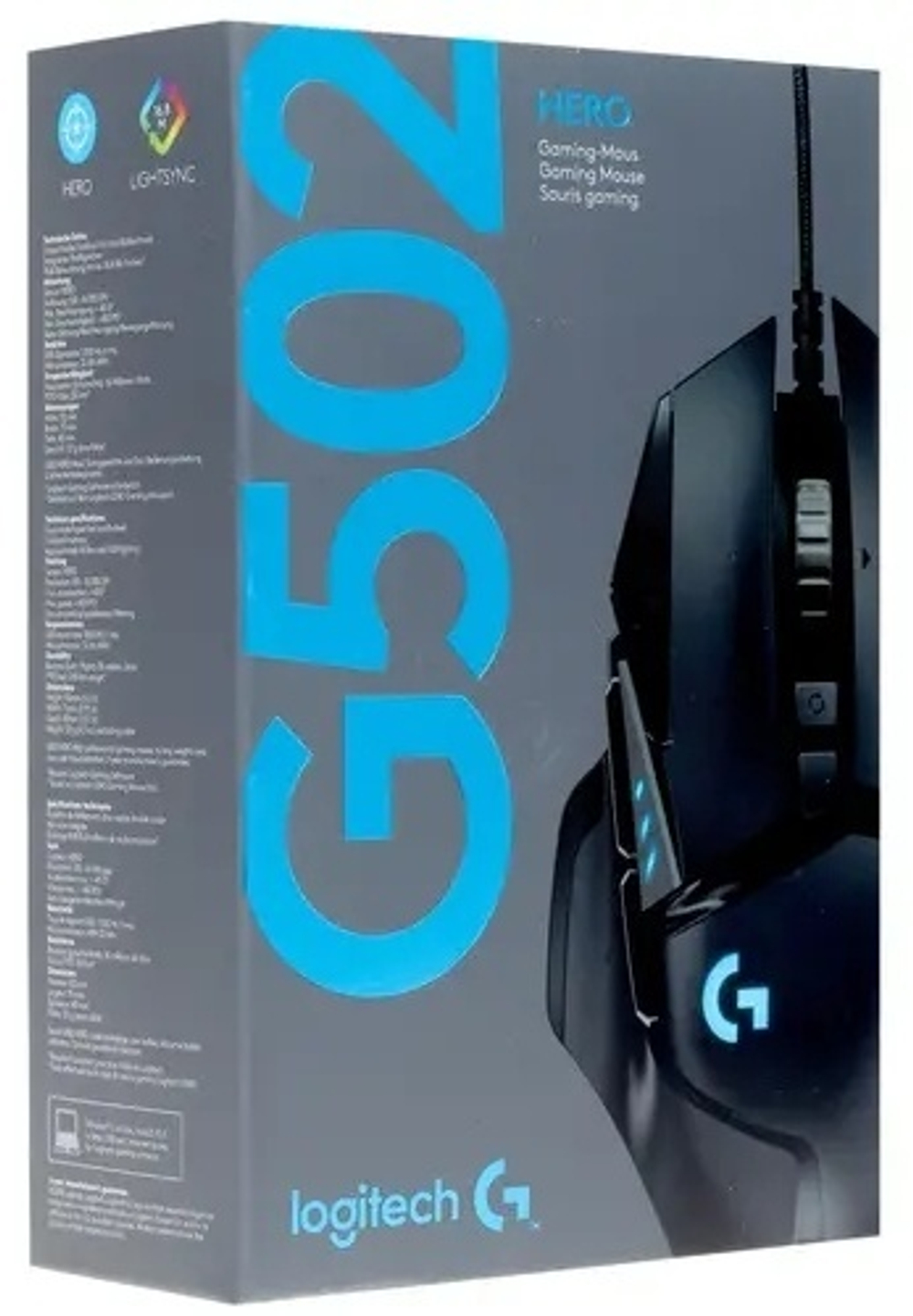 Мышь Logitech G502 Hero 910-005470 черный