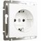Розетка с заземлением и шторками Werkel белый матовый W1171161 4690389184734