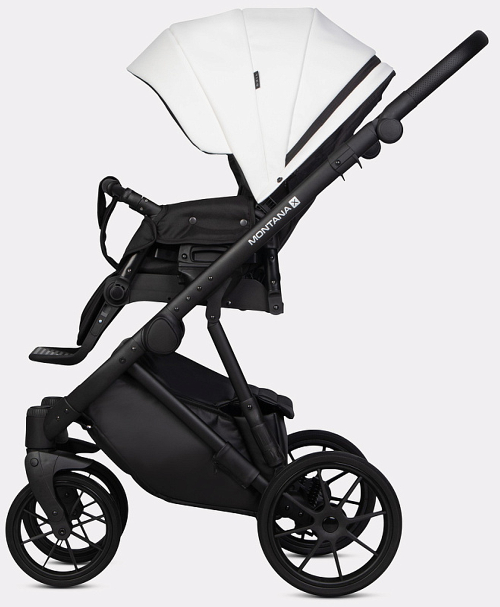 Детская коляска Riko Basic Montana X Ecco 2 в 1 11 White (белый)