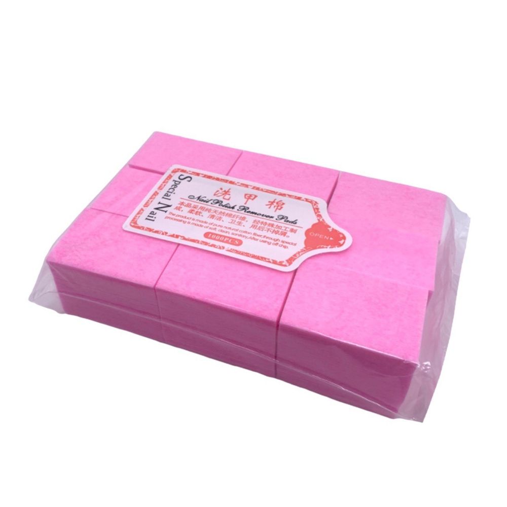 Салфетки безворсовые розовые (жесткие), 1000 шт/уп