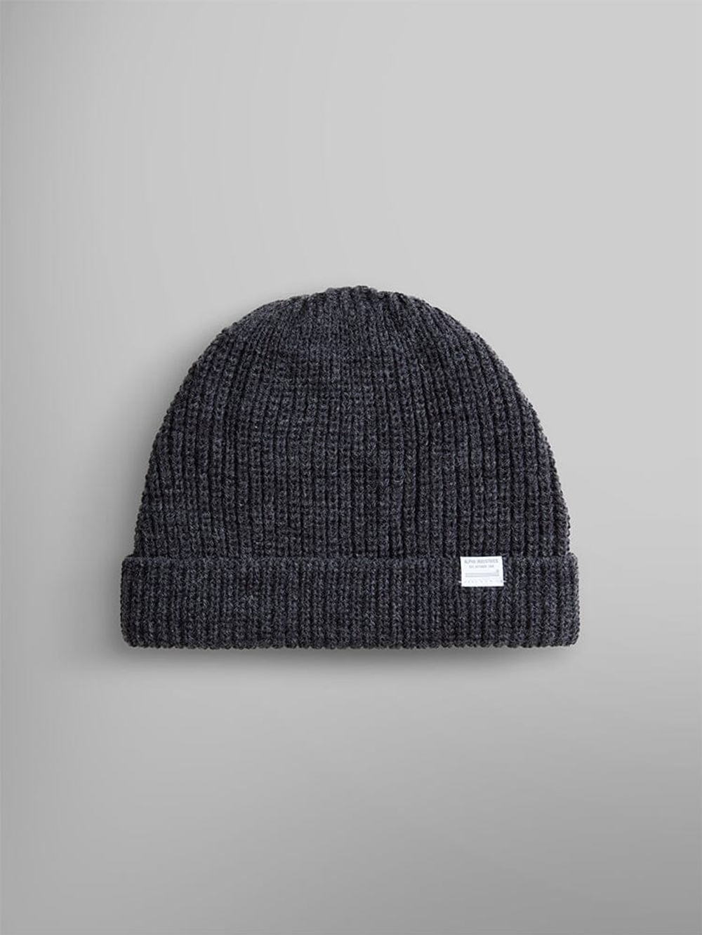 Alpha Essential Watch Cap (dark charcoal - угольно-серый)
