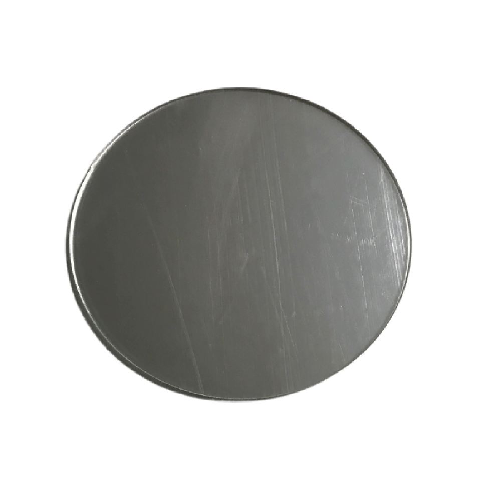 Топпер круг 9 см (зеркало), акрил премиум, серебро