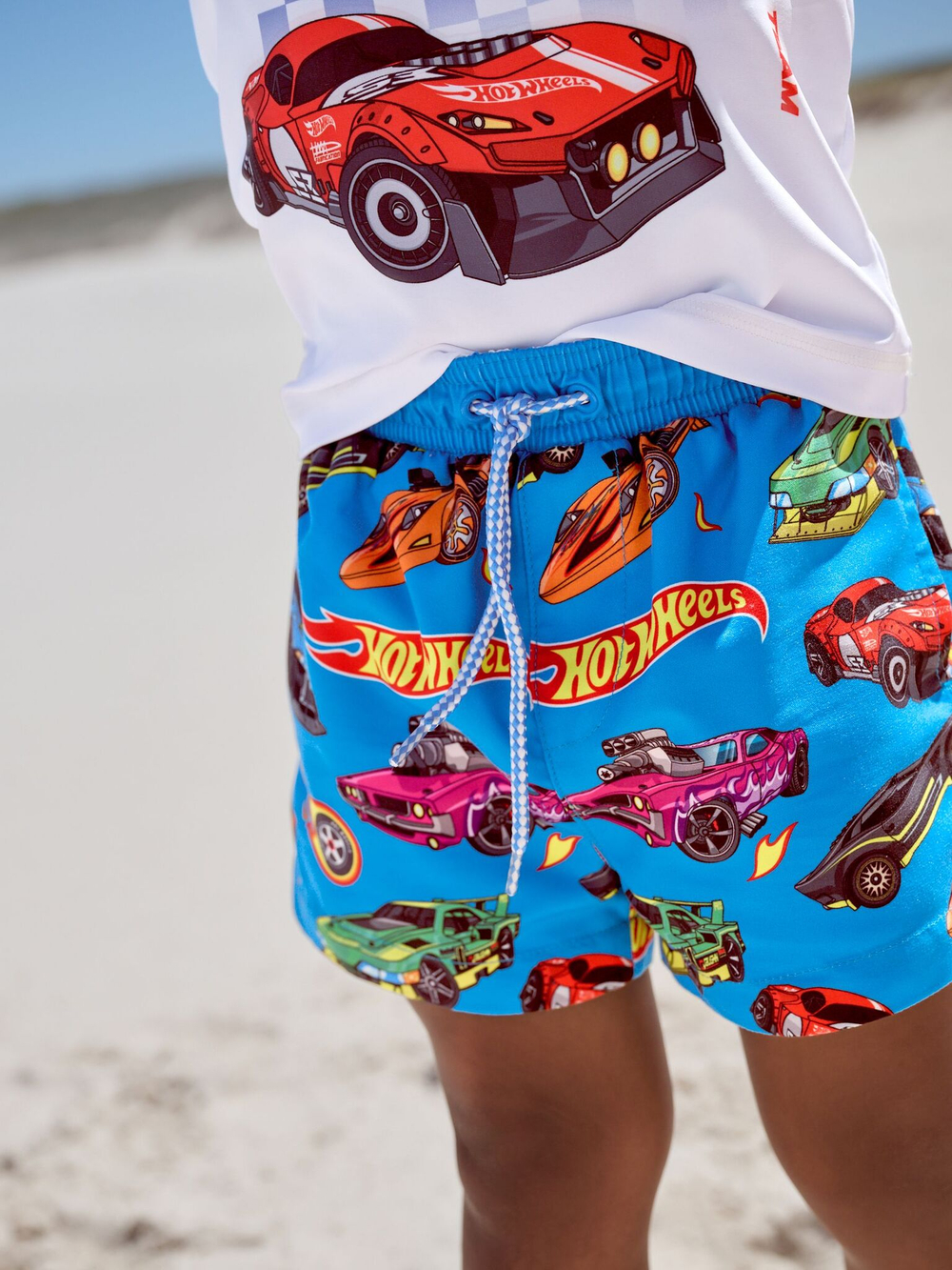 Костюм плавательный раздельный для мальчика Next E22-305, Синий, Белый