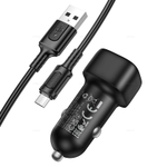 Автомобильное зарядное устройство для Micro-USB Borofone BZ34 QC3.0 (black)