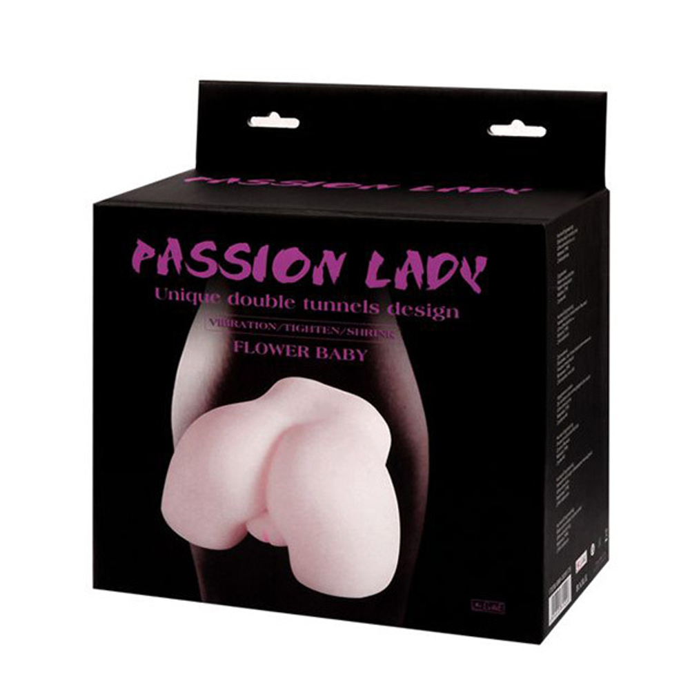 Вагина с вибрацией Baile Passion Lady Flower Baby BM-009175
