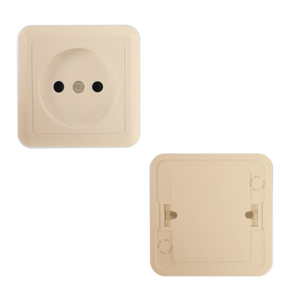 "ОПТИМА"Розетка откр. уст. одноместн. 10А РА10-375 "с/к" Кунцево Электро