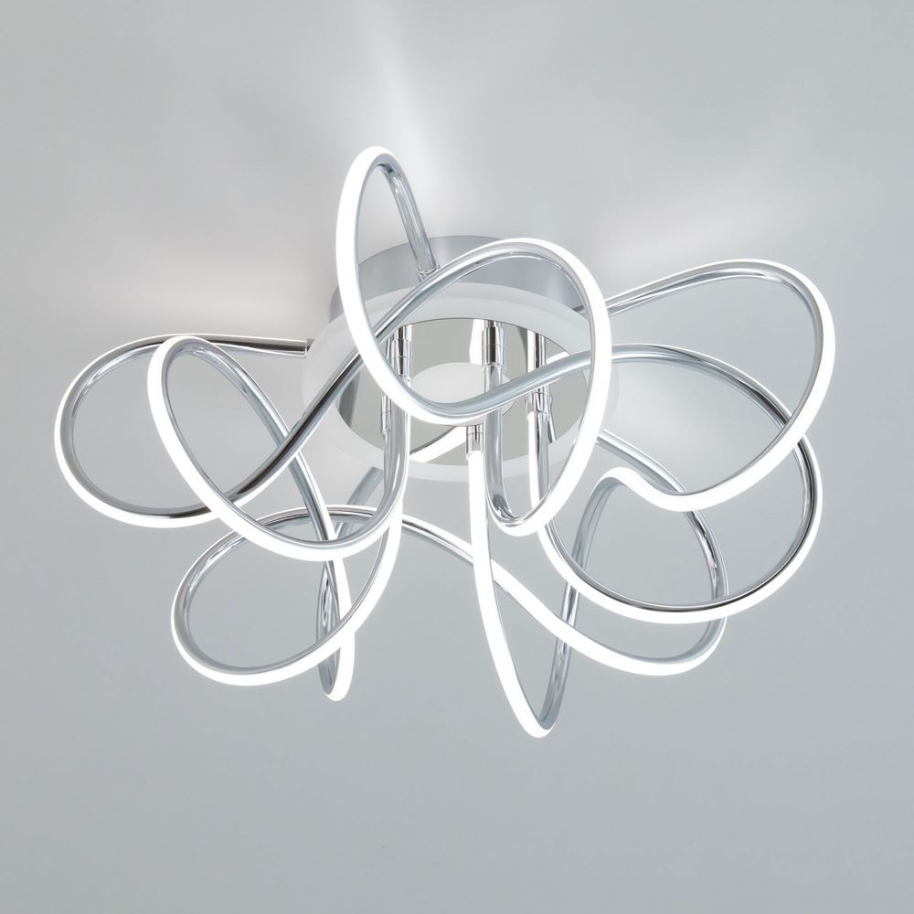 Citilux Джемини Смарт CL229A151E RGB Умная люстра Хром