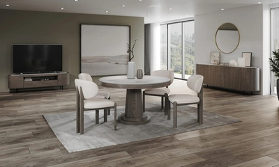 Стол круглый Лютон с керамикой