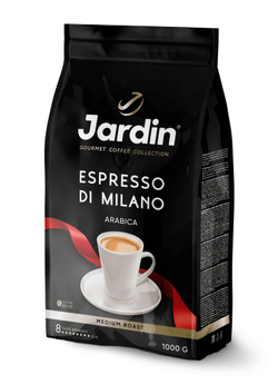 Кофе в зернах Jardin Espresso di Milano средняя обжарка, 1 кг (Жардин)