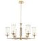 Подвесная люстра Crystal Lux Gloria SP6 Brass