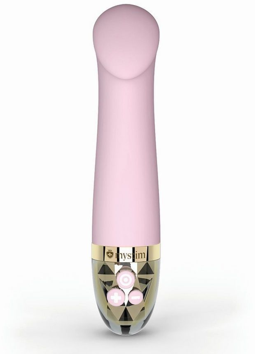 Розовый стимулятор для G-точки Right on Ron - 17 см.