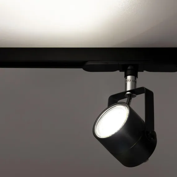 CL525T11N Ринг Черный Св-кТрековый LED 5W*4000K