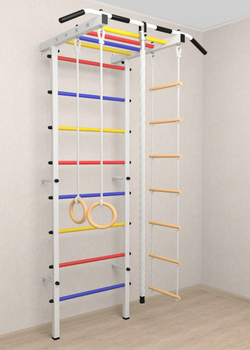 Шведская стенка Sv Pro рукоход 851 (Турник Pro рукоход/Канат/Kольца/Лестница)