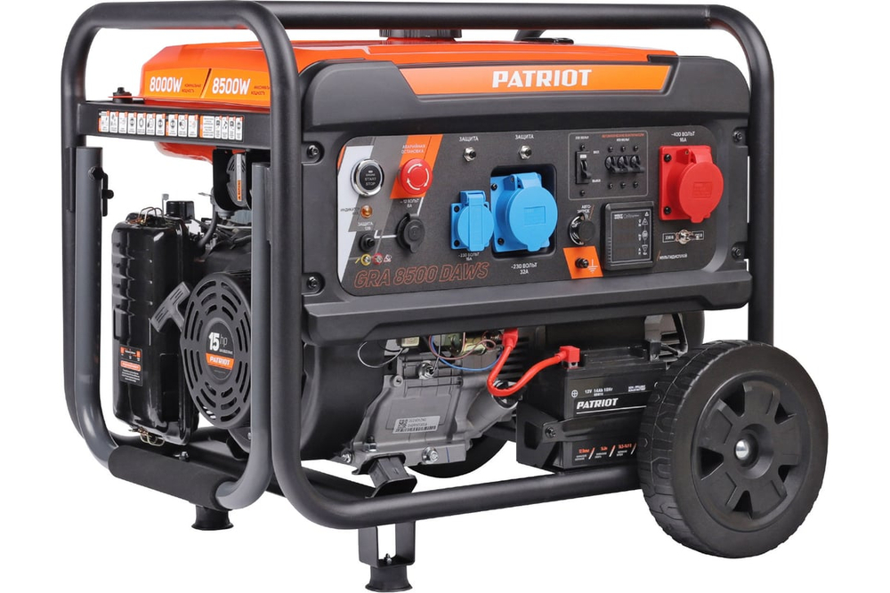 Генератор бензиновый PATRIOT GRA 8500DAWS