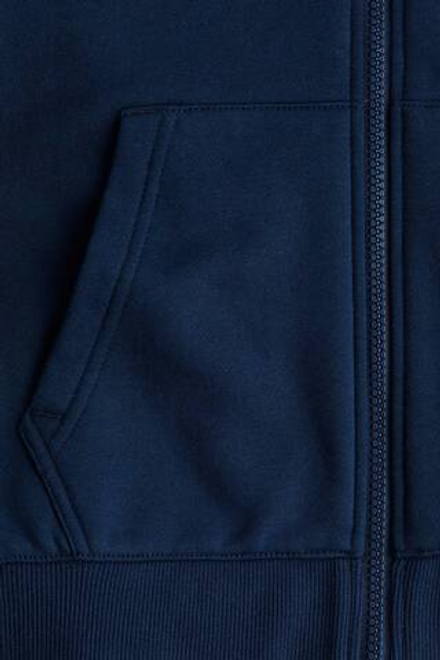 H&M Толстовка с капюшоном на молнии, темно-синий