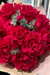 Букет из французских роз 9шт