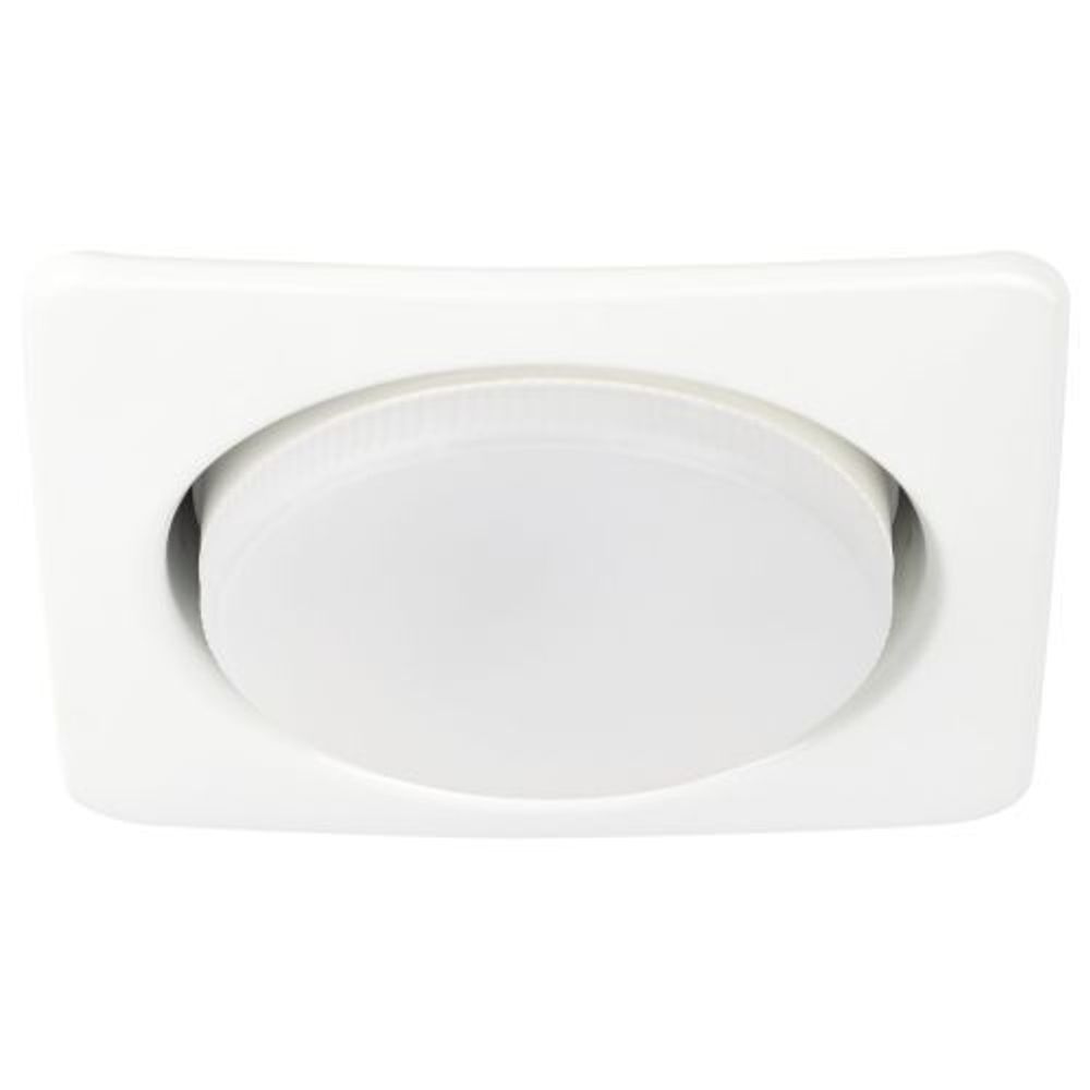 Светильник под GX53 13Вт 220В квадратный бел. KL71 WH /1 (к) ЭРА Б0048960